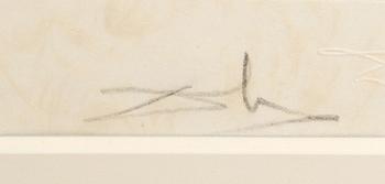 Salvador Dalí, Frontespis ur "Poemes secrets d'Appolinaire" 1967.