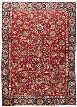 A carpet, Tabriz, 372 x 270 cm.