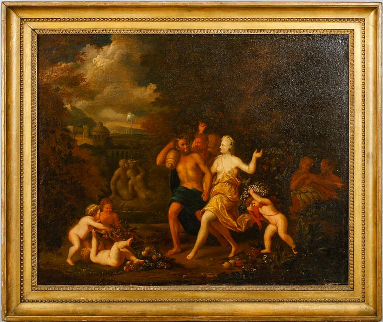 OKÄND KONSTNÄR, olja på duk, osignerad, 1600-/1700-tal.