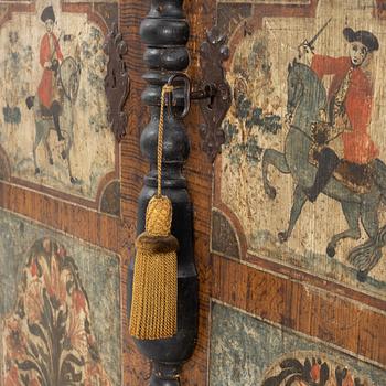 Cabinet, folk art, Germany, 18th century.