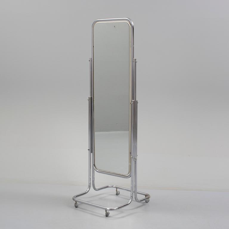 A second half of the 20th century floorstanding mirror.