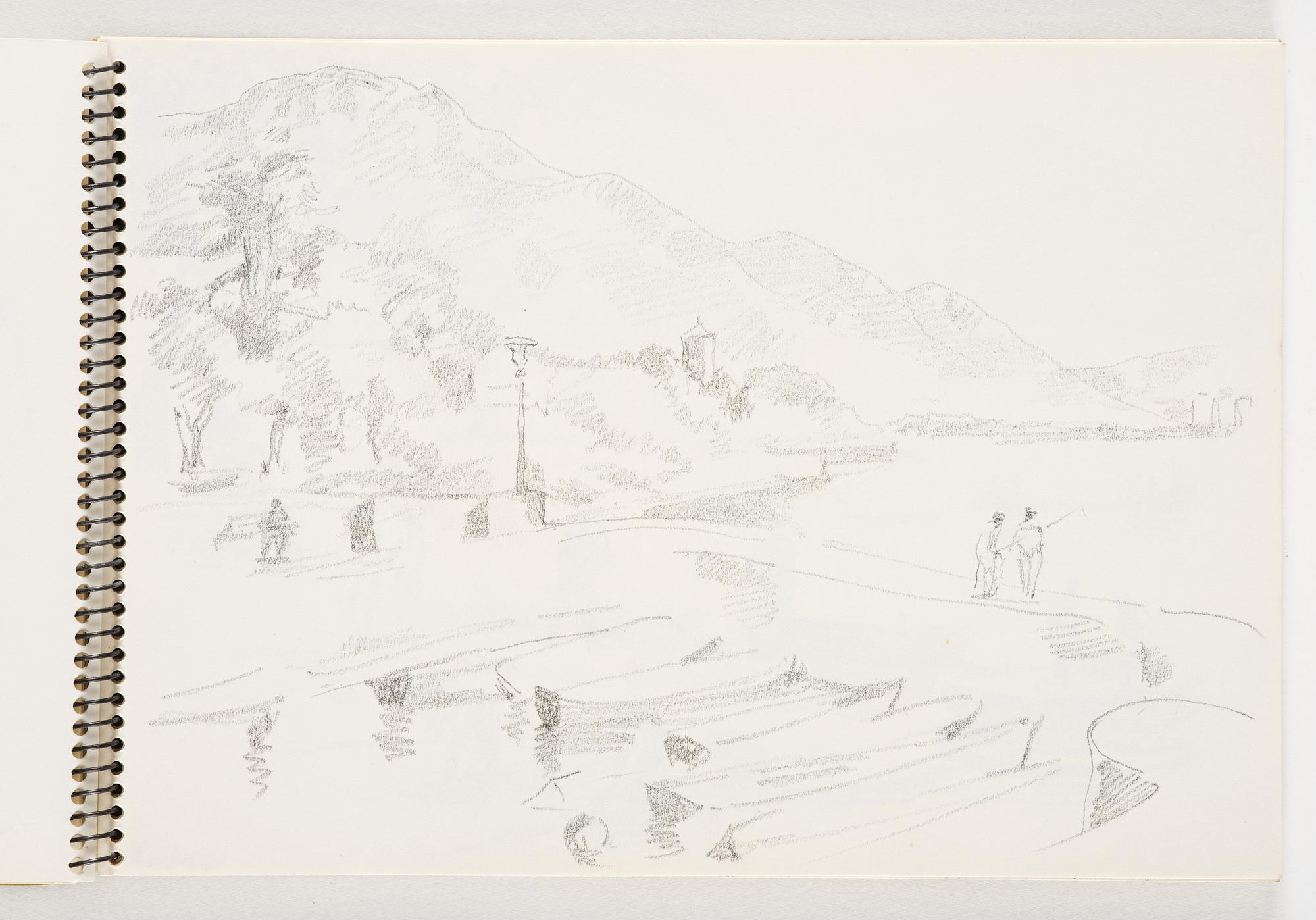 Lotte Laserstein, 4 skissböcker med blyertsteckningar.