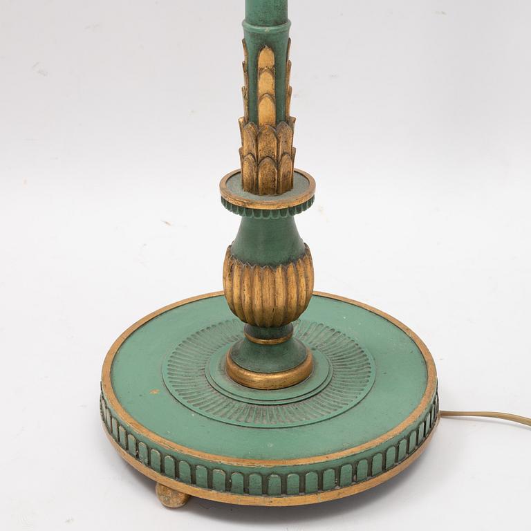 Golvlampa, 1900-talets början.