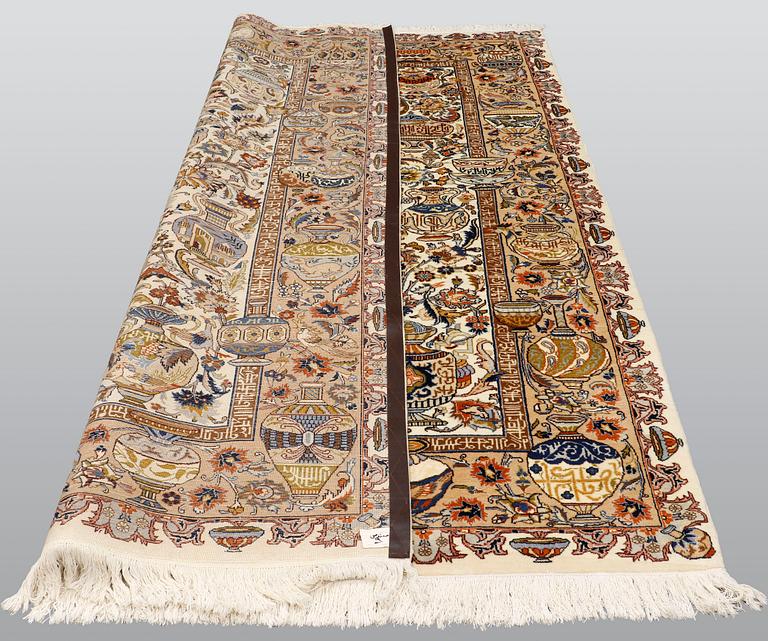 A carpet, Figural Kashmar, ca 295 
x 200 cm.