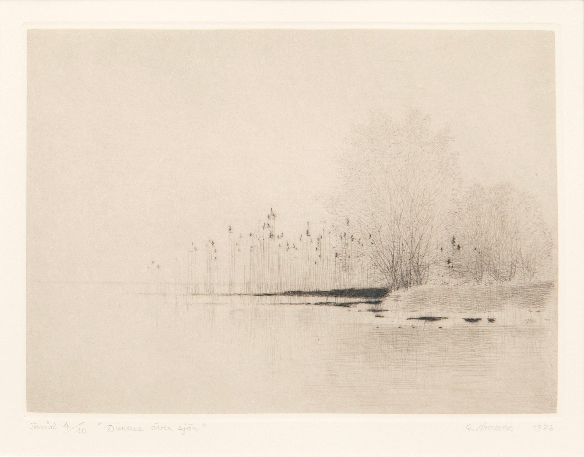 Gunnar Norrman, "Dimma över sjön".