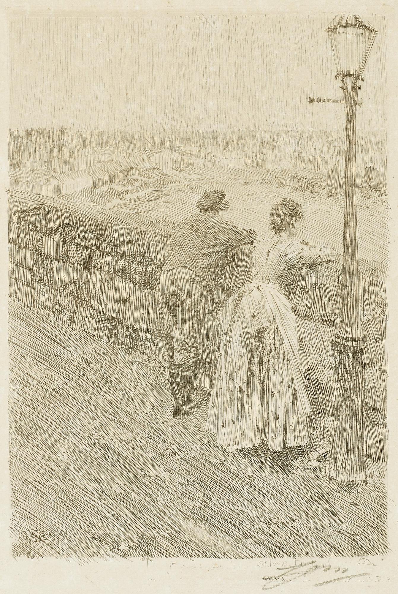 Anders Zorn, "Fiskare i St Ives".