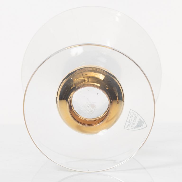 Gunnar Cyrén, Nobel, 5 martini glasses, Orrefors,