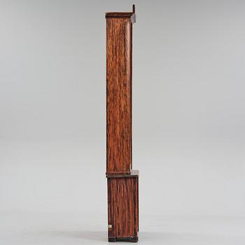 A Swedish faux-boix neo-gothic book cabinet, ca 1830.