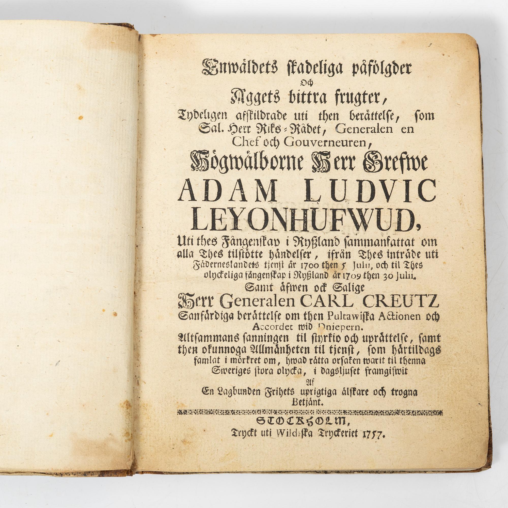 Historia 1757-1818.
