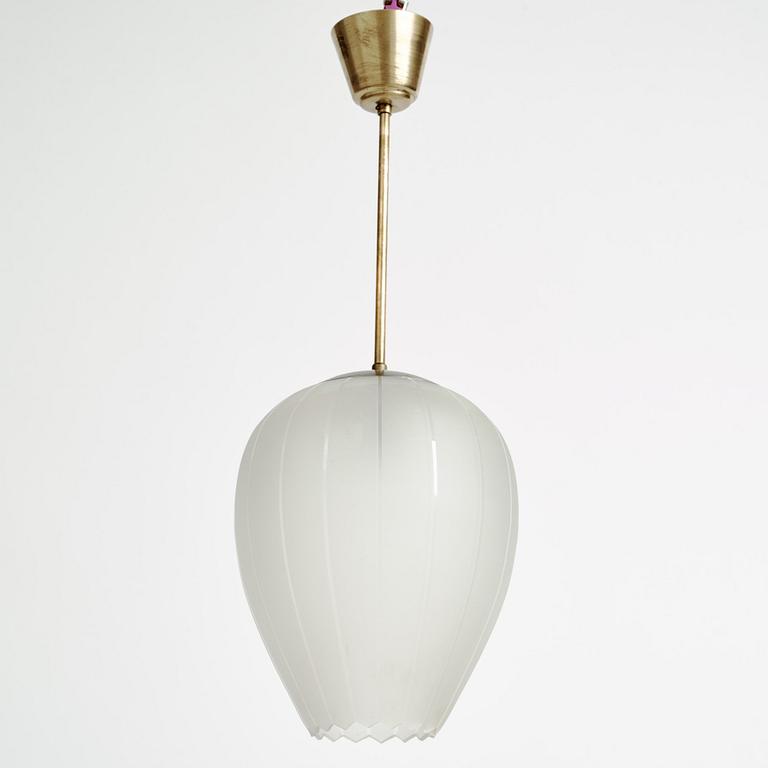 Harald Notini, a ceiling lamp model "11379", Arvid Böhlmarks Lampfabrik, Stockholm, 1940s.