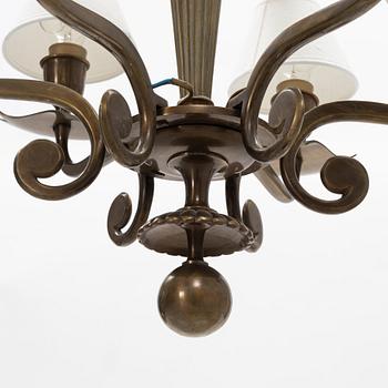 A ceiling light, 1930's/40's.