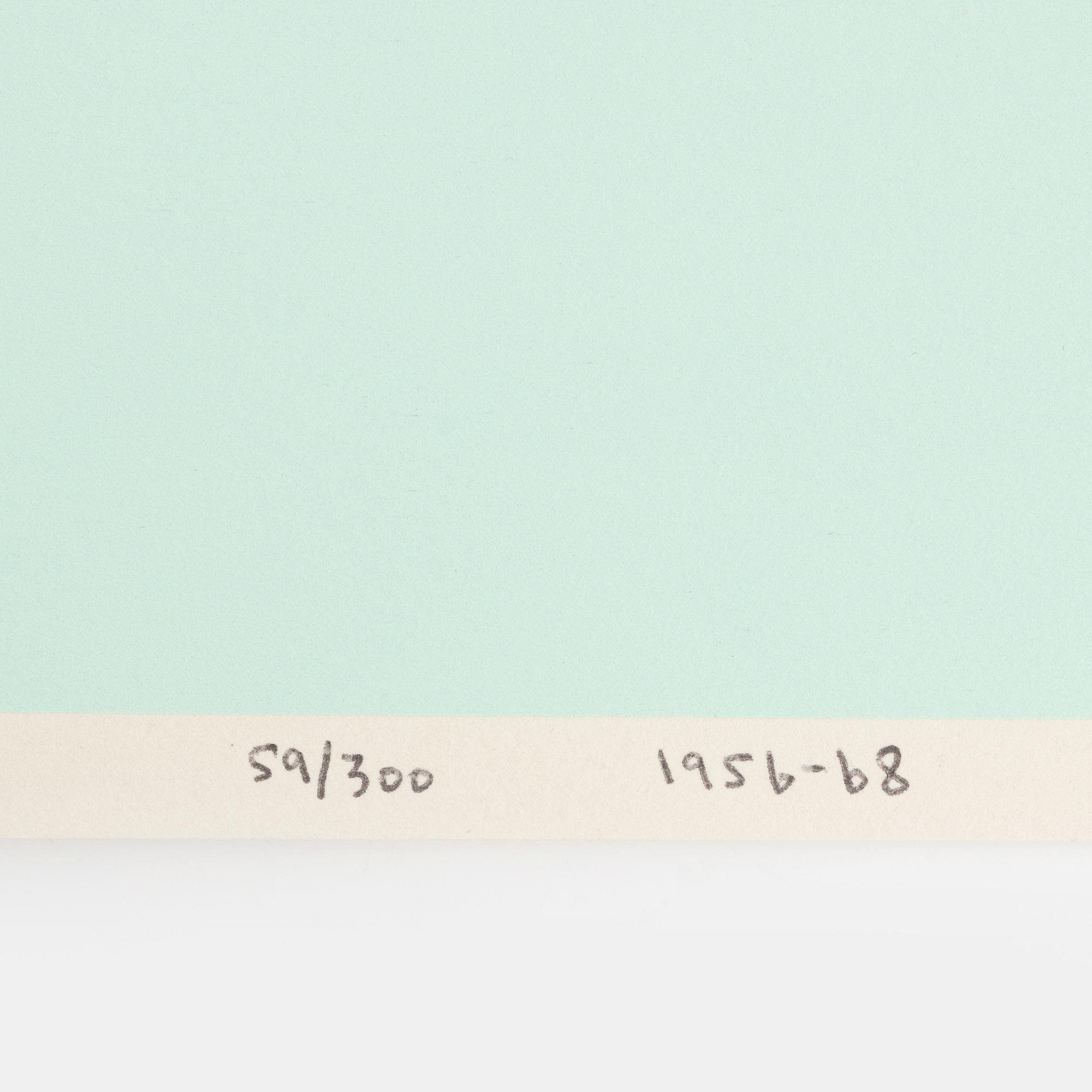 Olle Baertling, silkscreen in colours, 1956-68, signed 59/300.