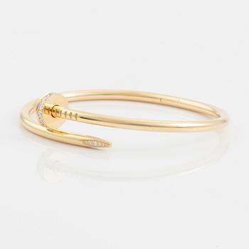 Cartier "Juste un Clou" 18K guld med runda briljantslipade diamanter.