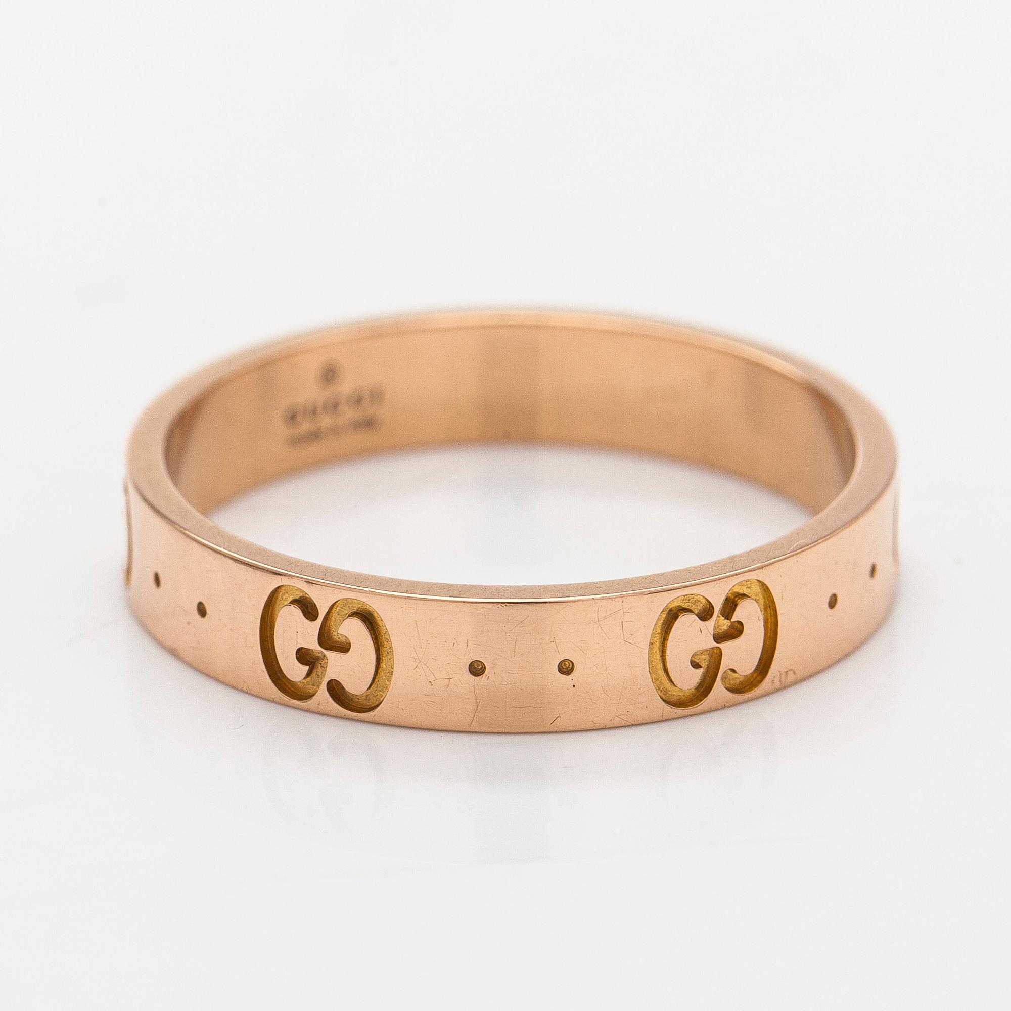 Gucci, sormus "Gucci Icon", 18K kultaa.