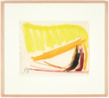 Eddie Figge, mixed media on paper, signed with stamp, executed around 1953.