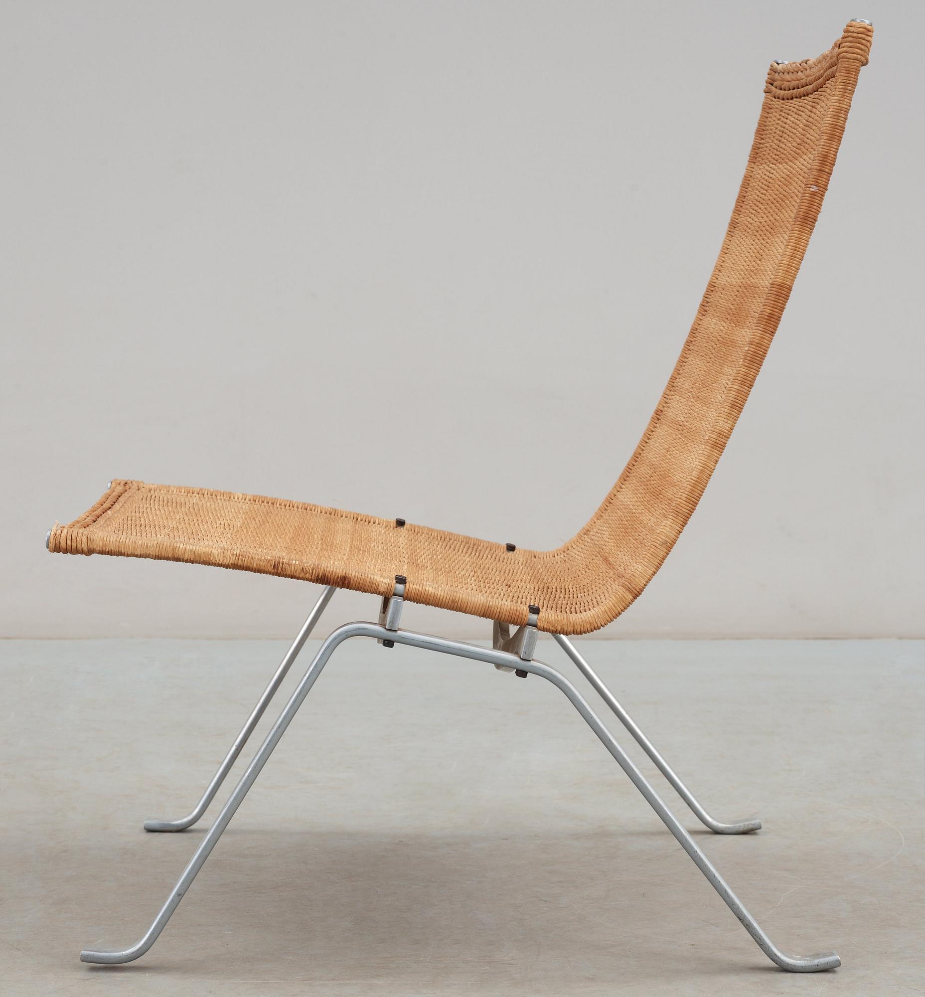 POUL KJAERHOLM, fåtölj, "PK-22", E Kold Christensen, Danmark.
