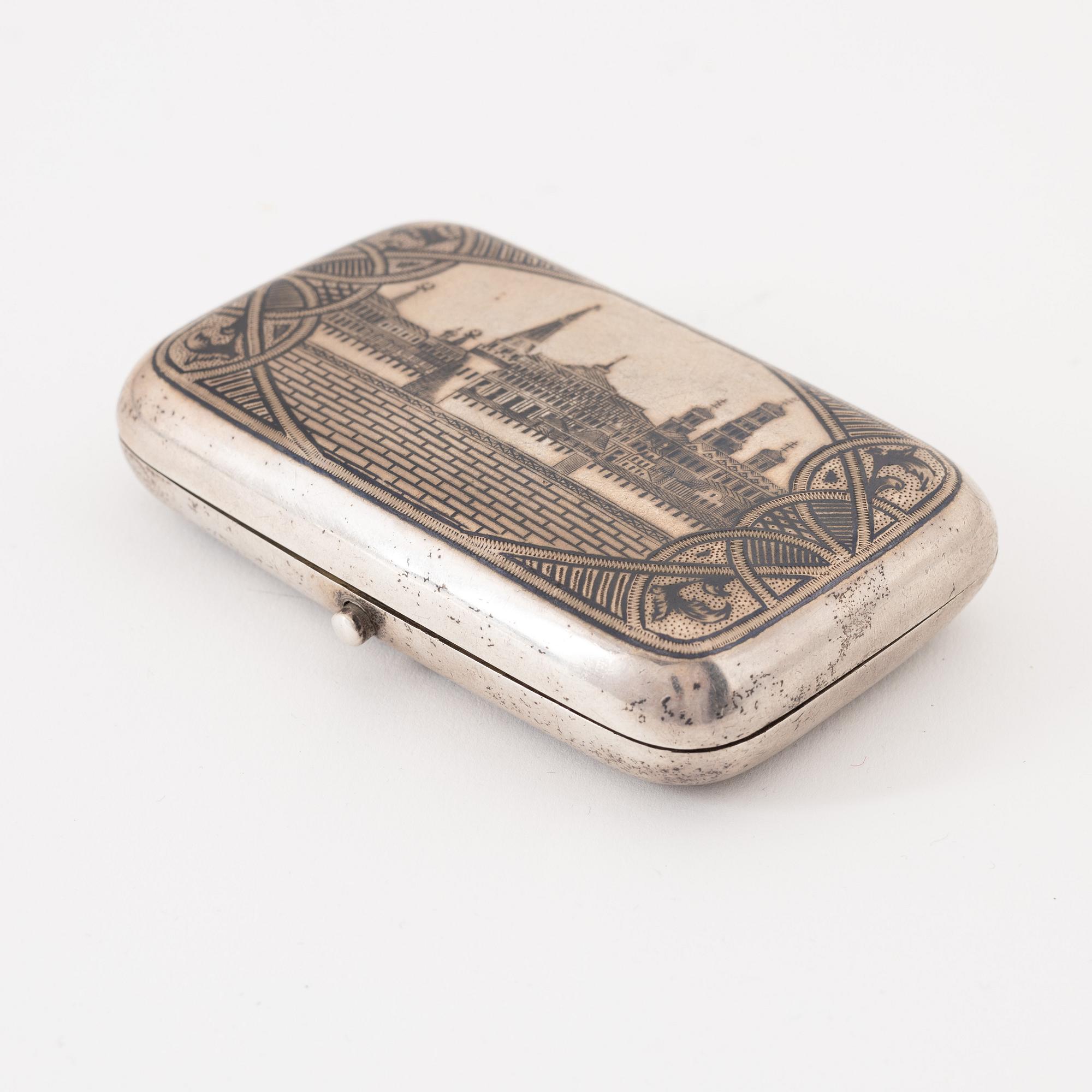 russian cigarette case silver Antique & | Ref. no. A2298b CAEarly 1900s Price Russian Silver Cigarette Case Cigarette