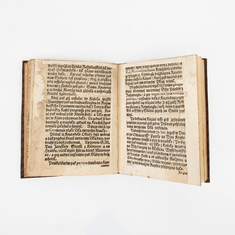 Matěj Cyrus, book 'Ars Moriendi', Prague 1612.