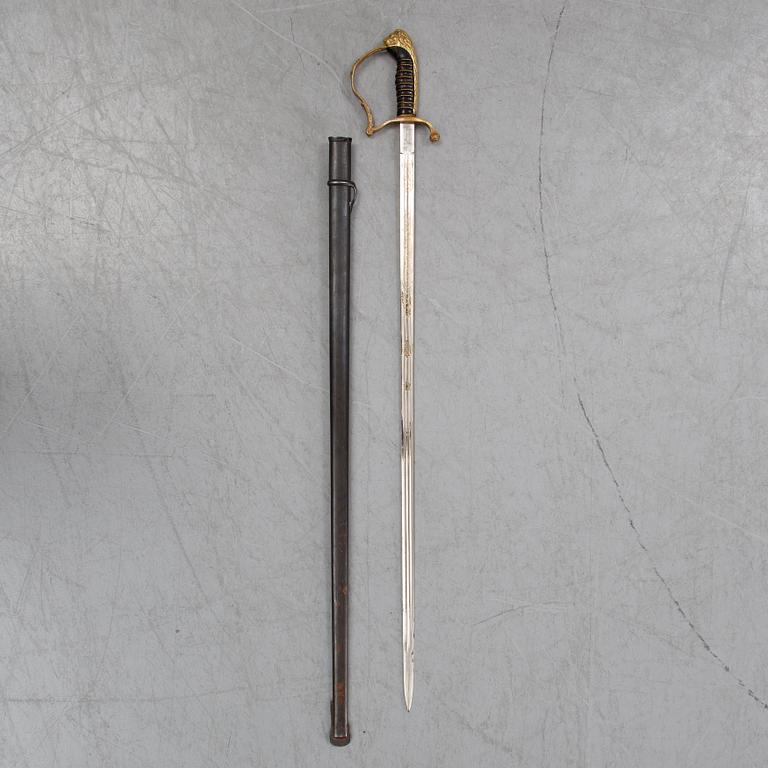 A Swedish infantry officer's sword 1899 pattern.
