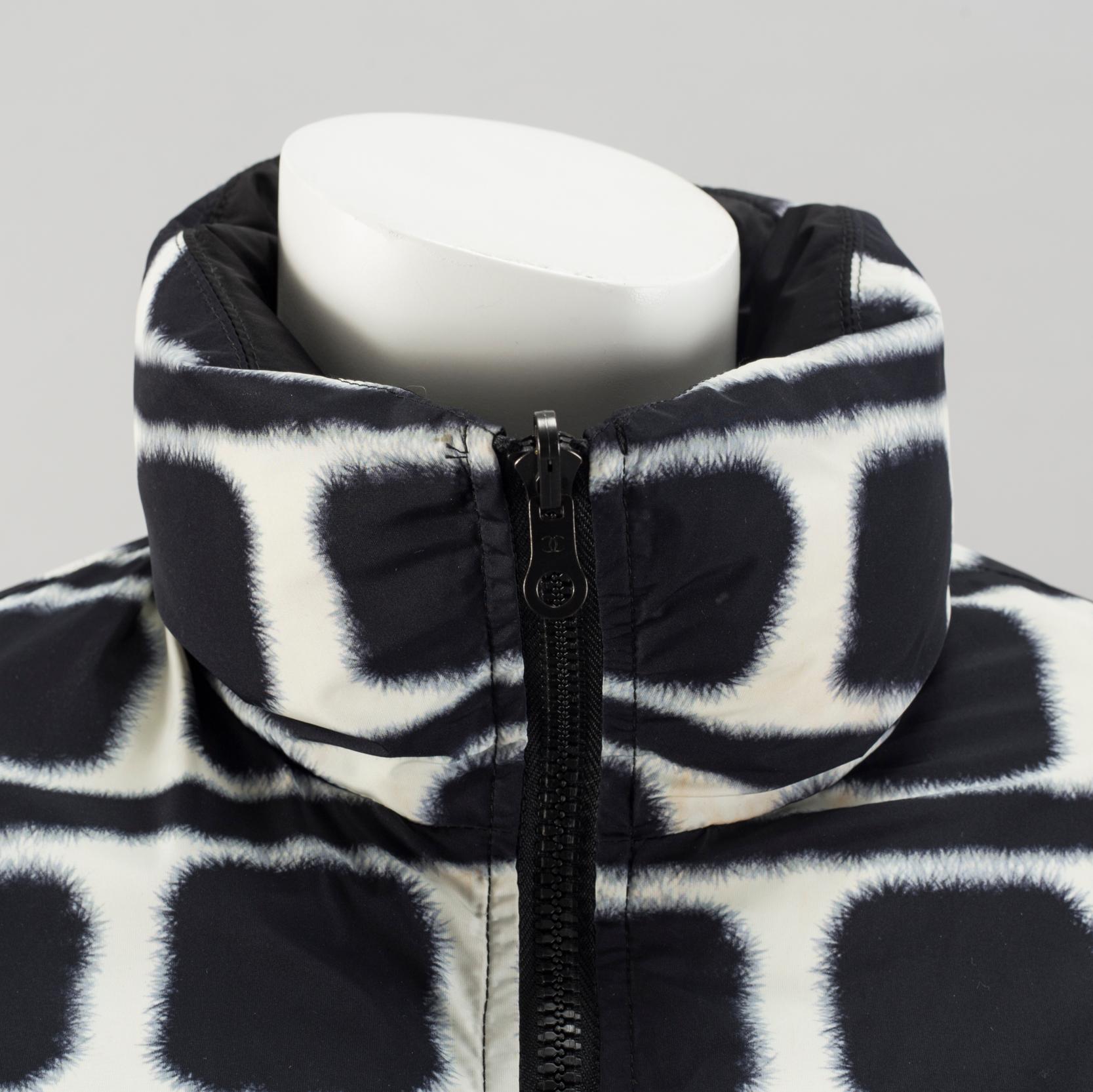 A reversibly down jacket by Chanel, autumn 2007.
