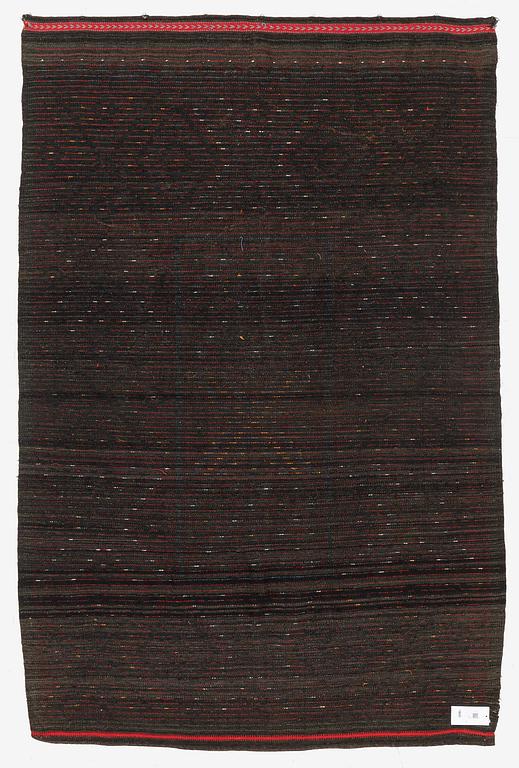 A knotted pile bed cover c. 205 x 134 cm, Finland, mid to the second half of the 19th century.