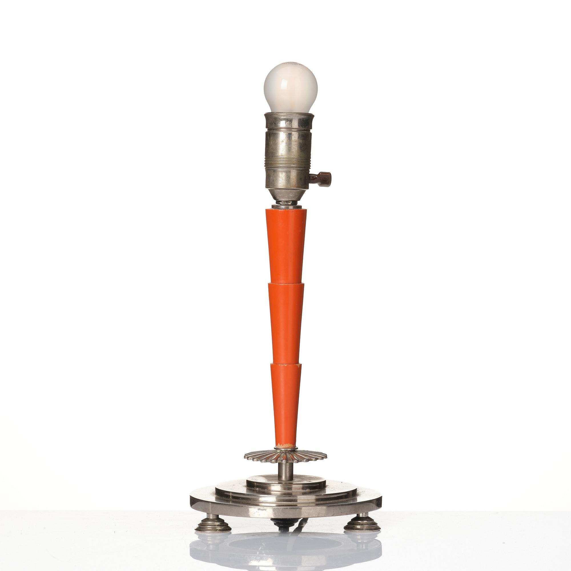 Erik Tidstrand, a table lamp, model "27222", Nordiska Kompaniet 1920-30s.