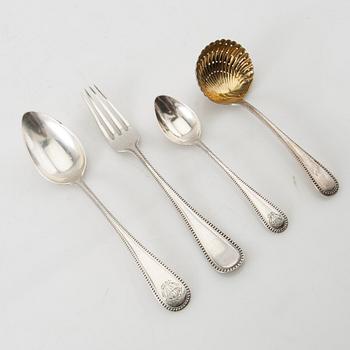Cutlery 18 dlr silver K Andersson Stockholm 1895 (mostly).