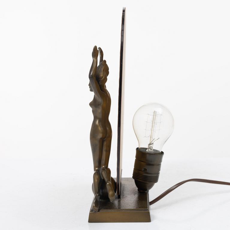 A table lamp, Stjärnmetall, 1920s/30s.