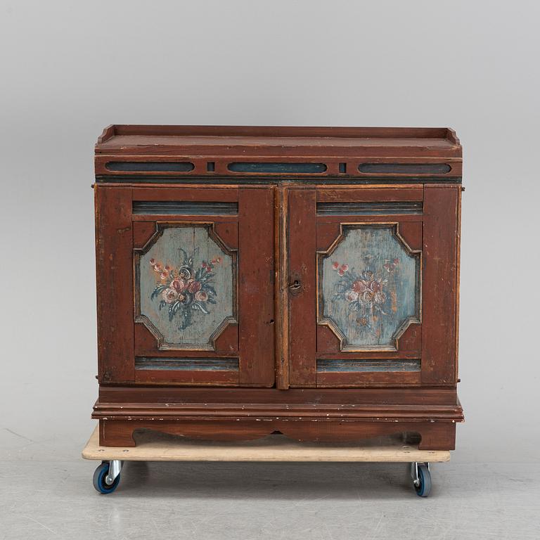 A Swedish painted cabinet, second half of the 18th century.