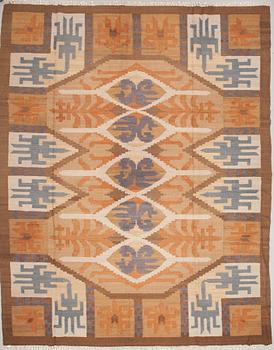 MATTA, rölakan, Finland möjligen, 1900-talets första hälft. Ca 398 x 313 cm.