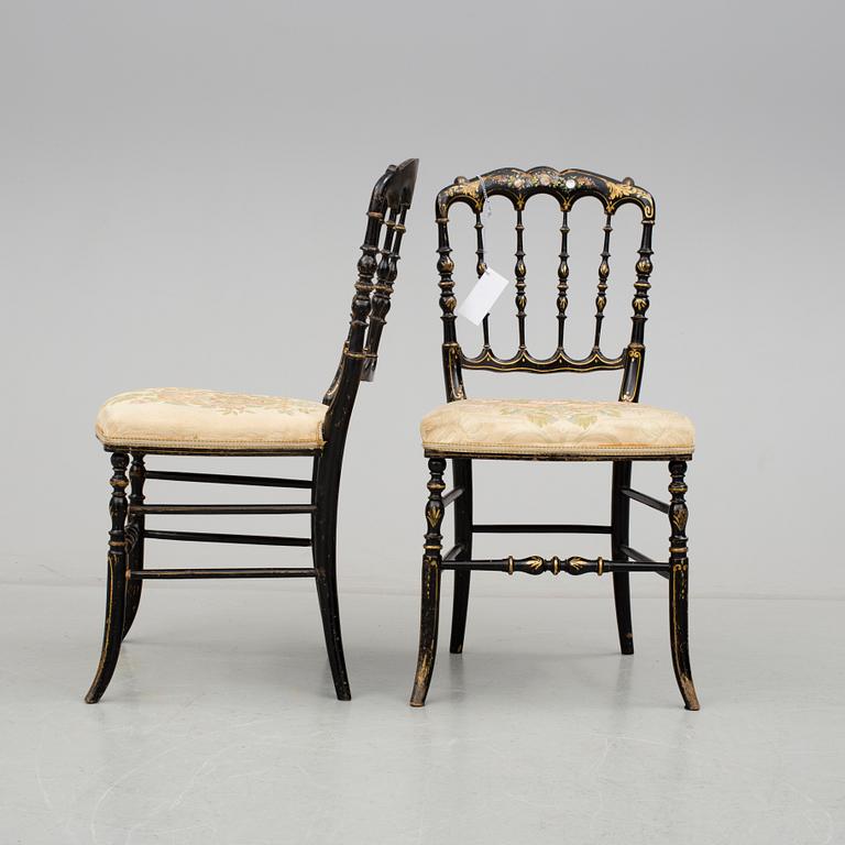 STOLAR, ett par, 1800-talets slut.