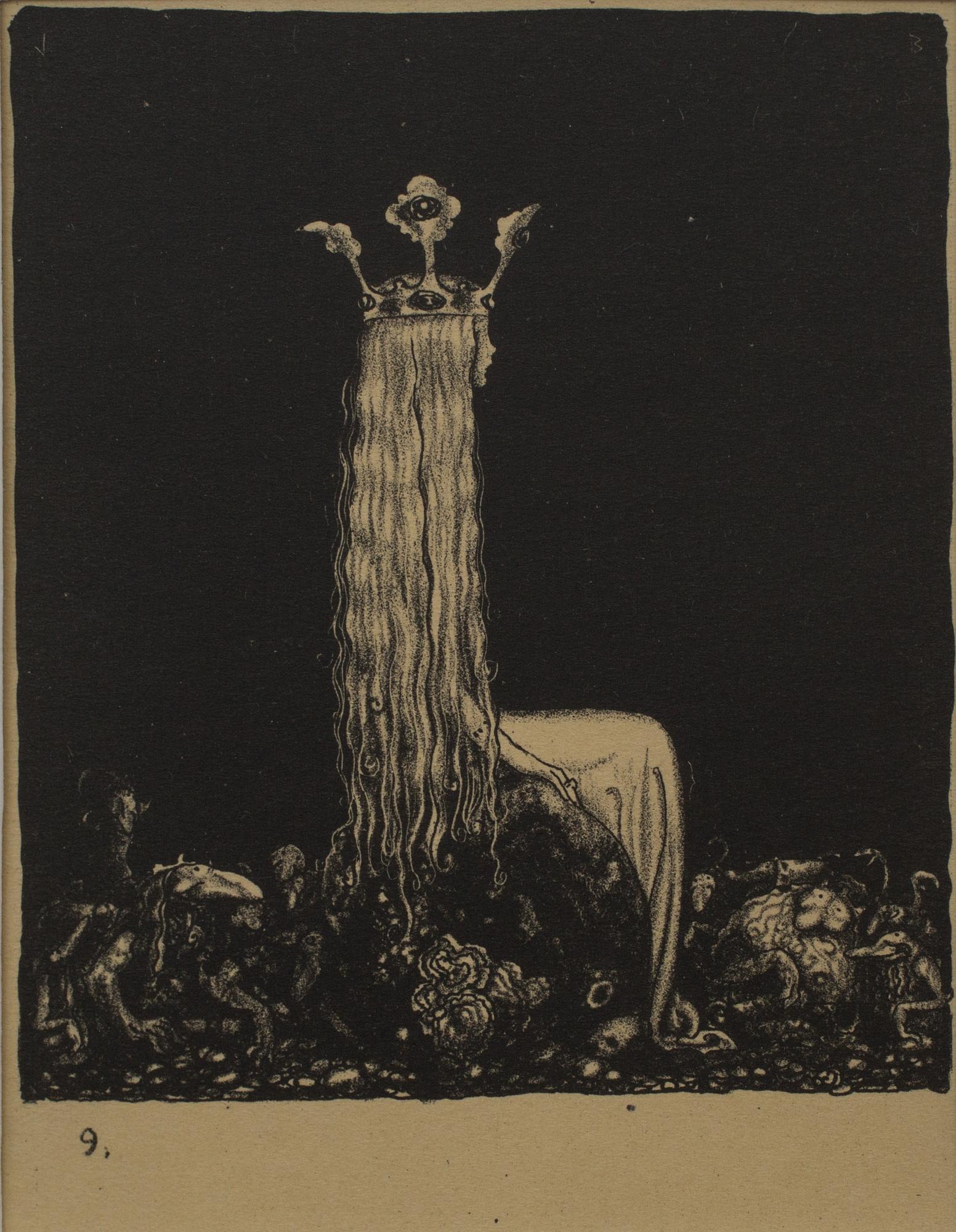 JOHN BAUER, 2 st, litografier.