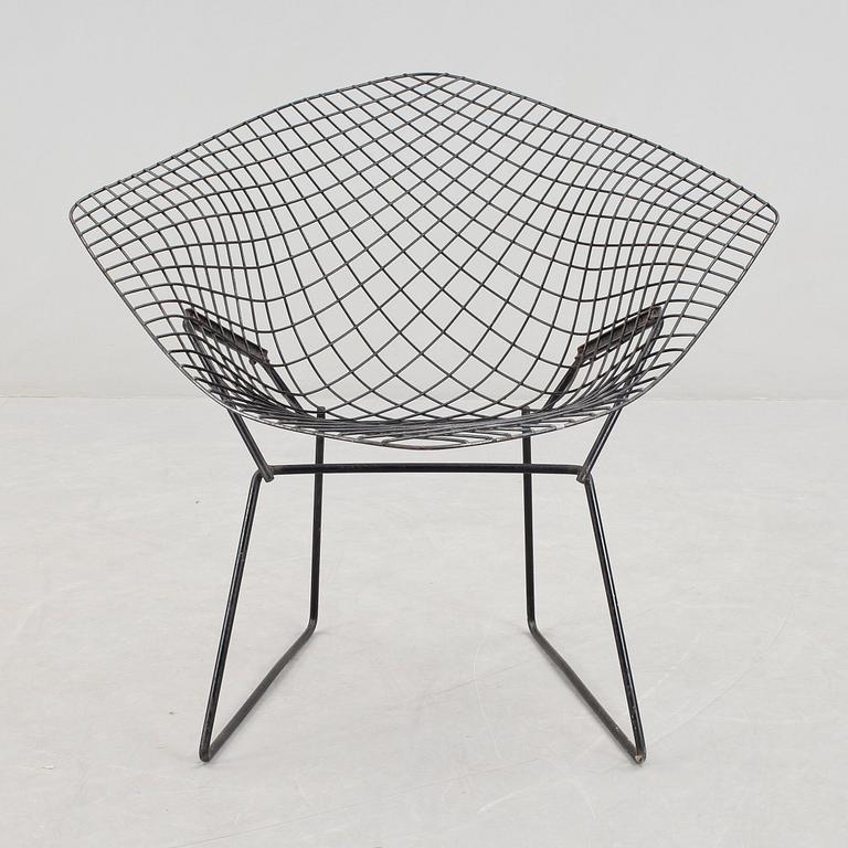 FÅTÖLJ, "Diamond chair", Harry Bertoia, modellen formgiven år 1950-52, i produktion från 1953 och framåt.