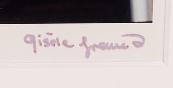 Gisèle Freund, photograph, signed and stamped.