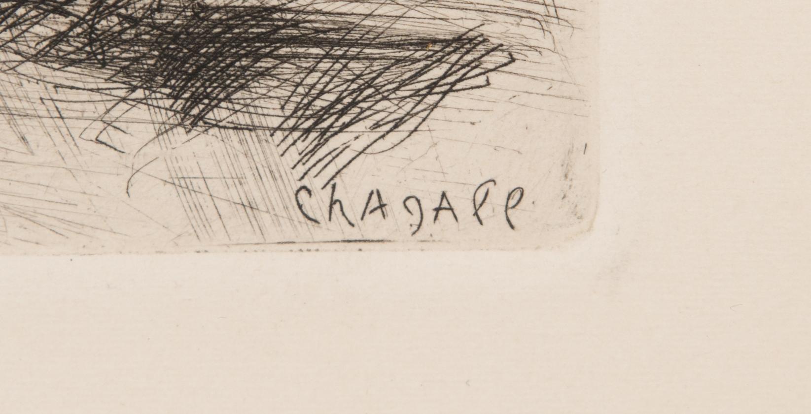 Marc Chagall, etsning, plåtsignerad.