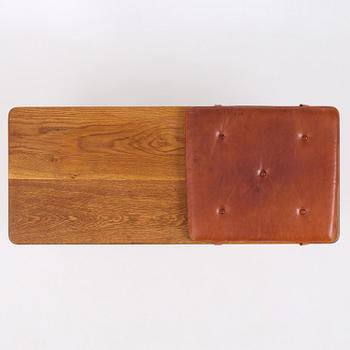 Børge Mogensen, a rare oak bench, cabinetmaker Erhard Rasmussen, Denmark, 1950s.