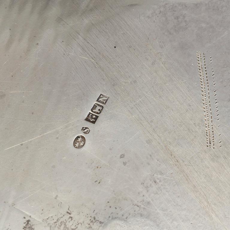 A silver bowl from the Ottoman empire, probably. Total weight 189 grams.