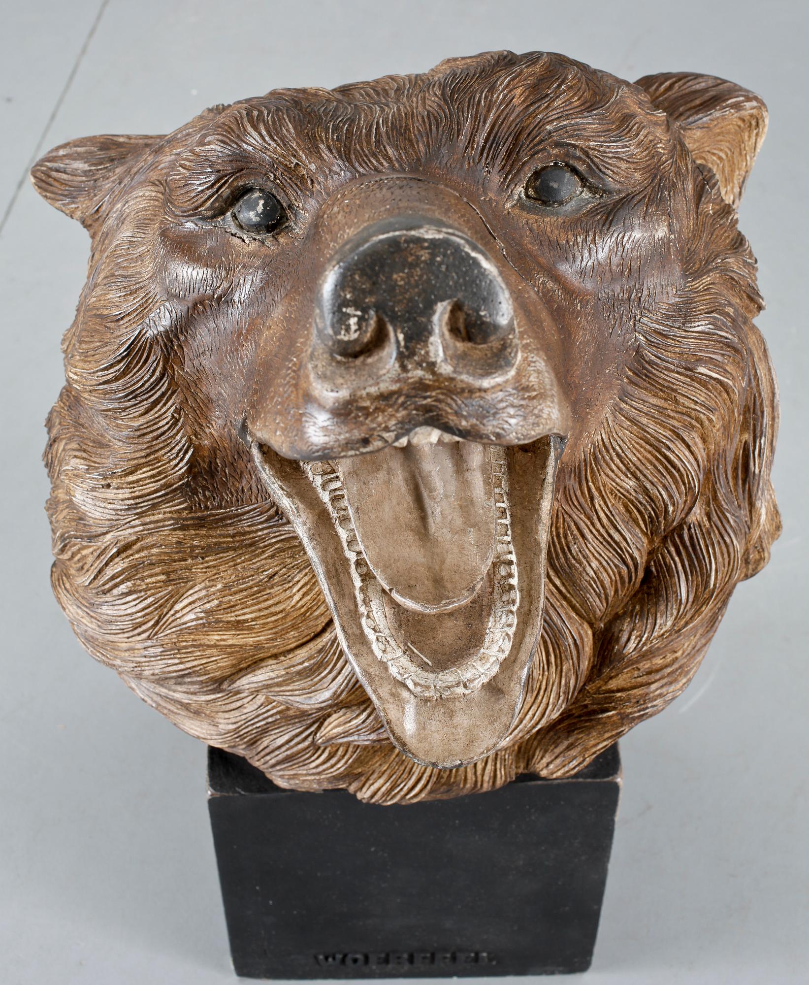SKULPTUR, trä, 1900-tal.