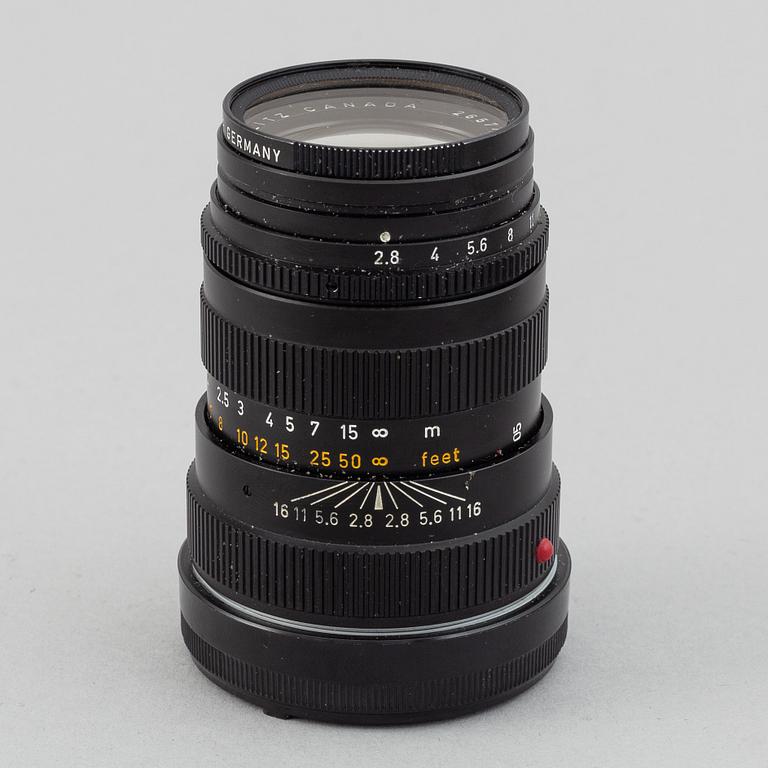 Leitz Canada, Tele-Elmarit 1:2,8/90mm, no 2657760, 1973.