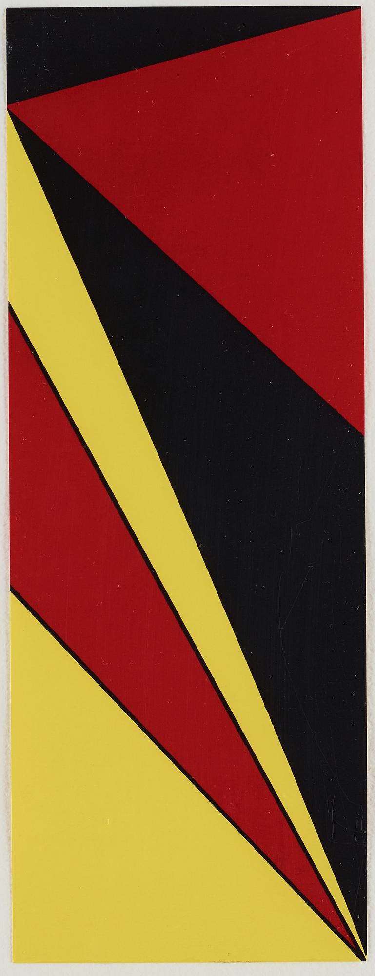 OLLE BAERTLING, silk screen. From the book 'Konktet konst', Vilhelm Bjerke Petersen, Raben & Sjögren, Halmstad.