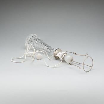 BORDSLAMPA, troligen Carl Fagerlund, Orrefors.