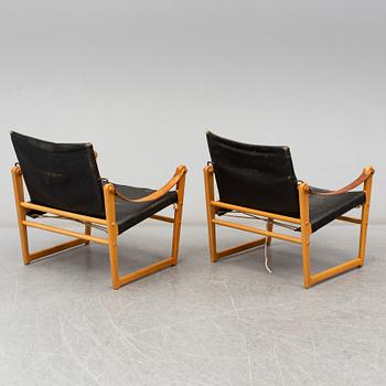 A pair of 'Cikada' easy chairs by Bengt Ruda, IKEA.