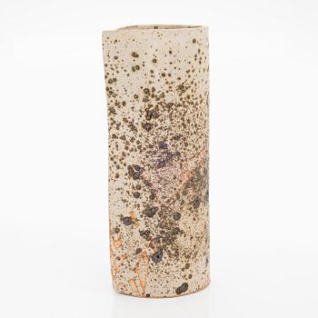Kyllikki Salmenhaara, a 'winding' stoneware sculpture signed KS.