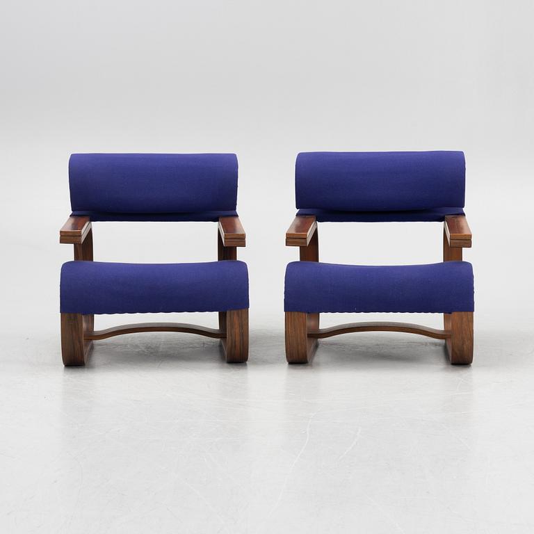 Jan Bocan, fåtöljer, ett par, Thonet, proveniens Tjeckoslovakiska ambassaden i Stockholm 1972.