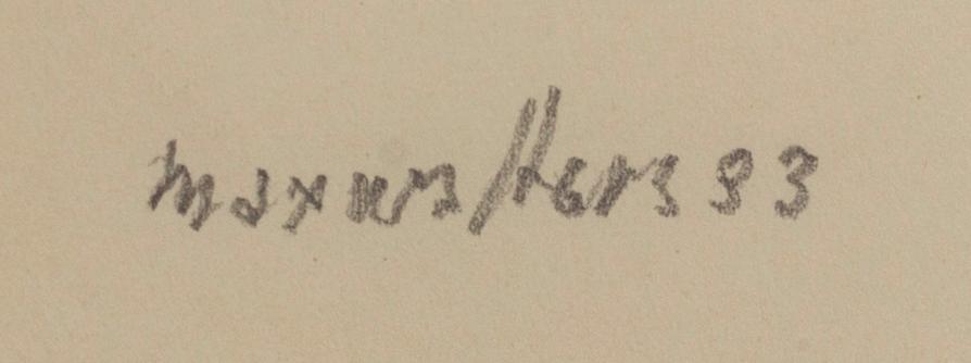 MAX WALTER SVANBERG, 4 blyertsteckningar, signerade och daterade.