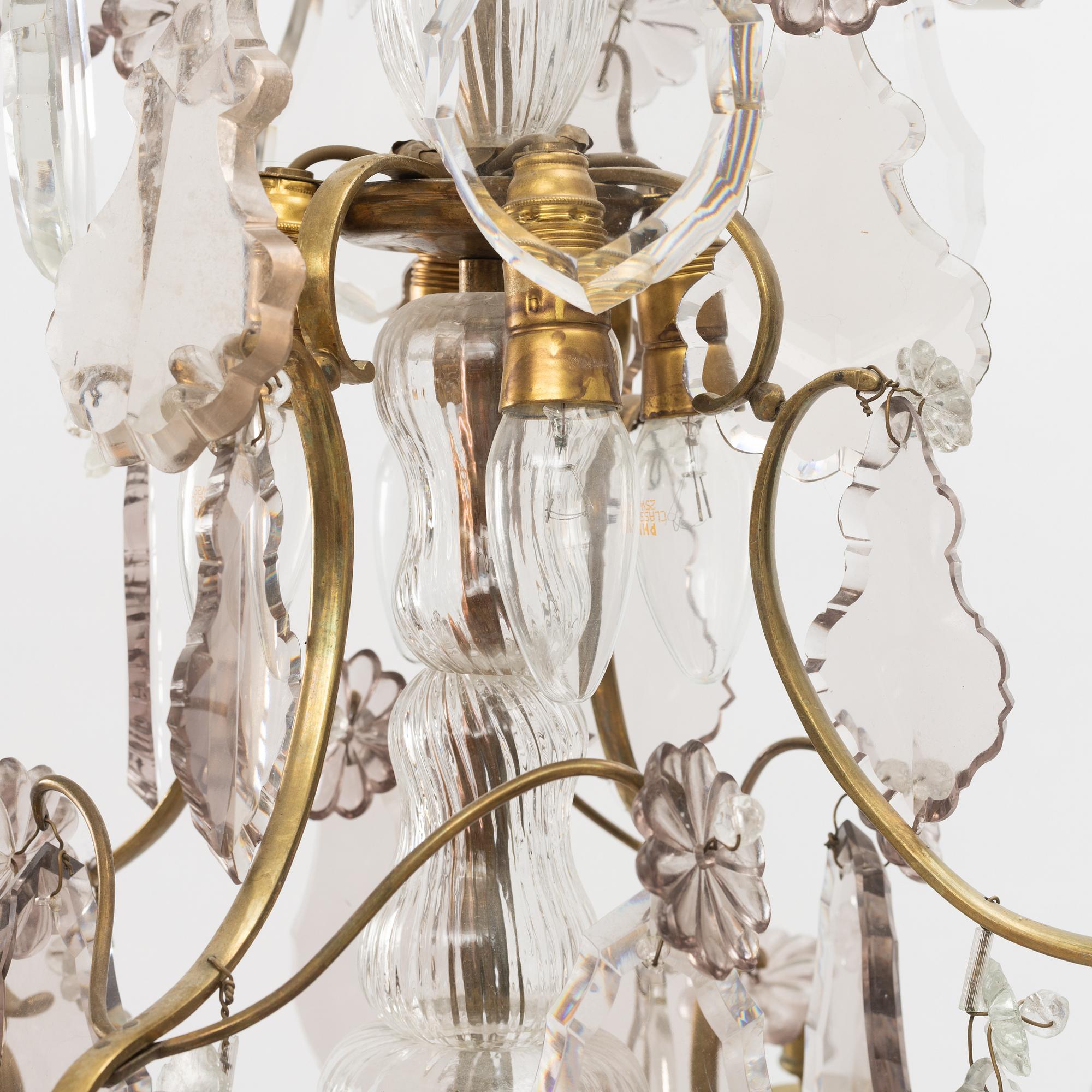 A Baroque style chandelier, first half of the 20th Century.
