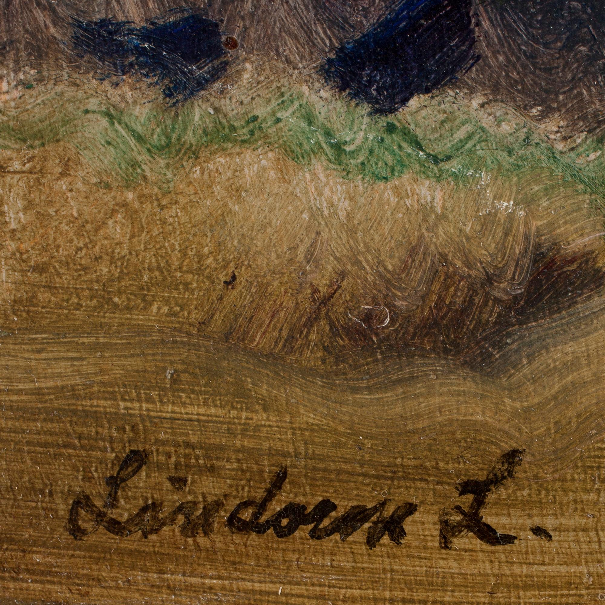 LINDORM LILJEFORS, olja på pannå, signerad.