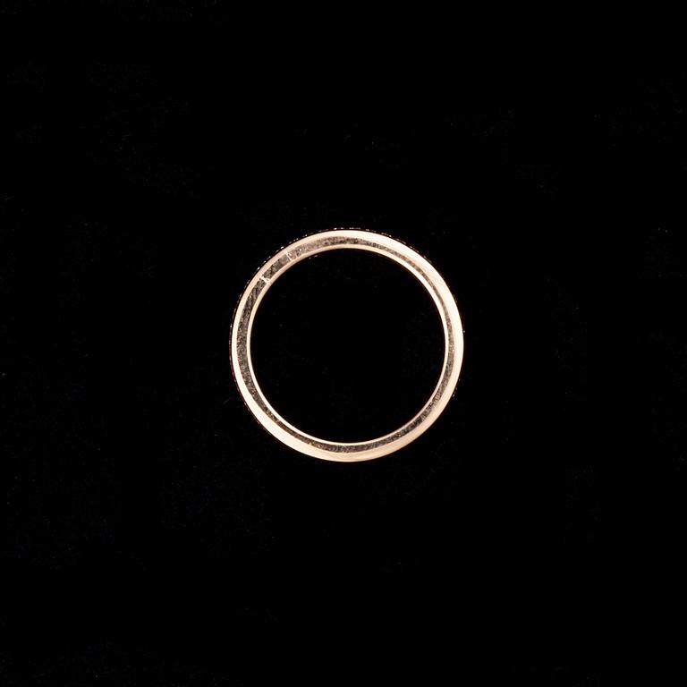 ALLIANSRING, 18K guld, diamanter. Georg Bunz. Vikt ca 3,8 g.