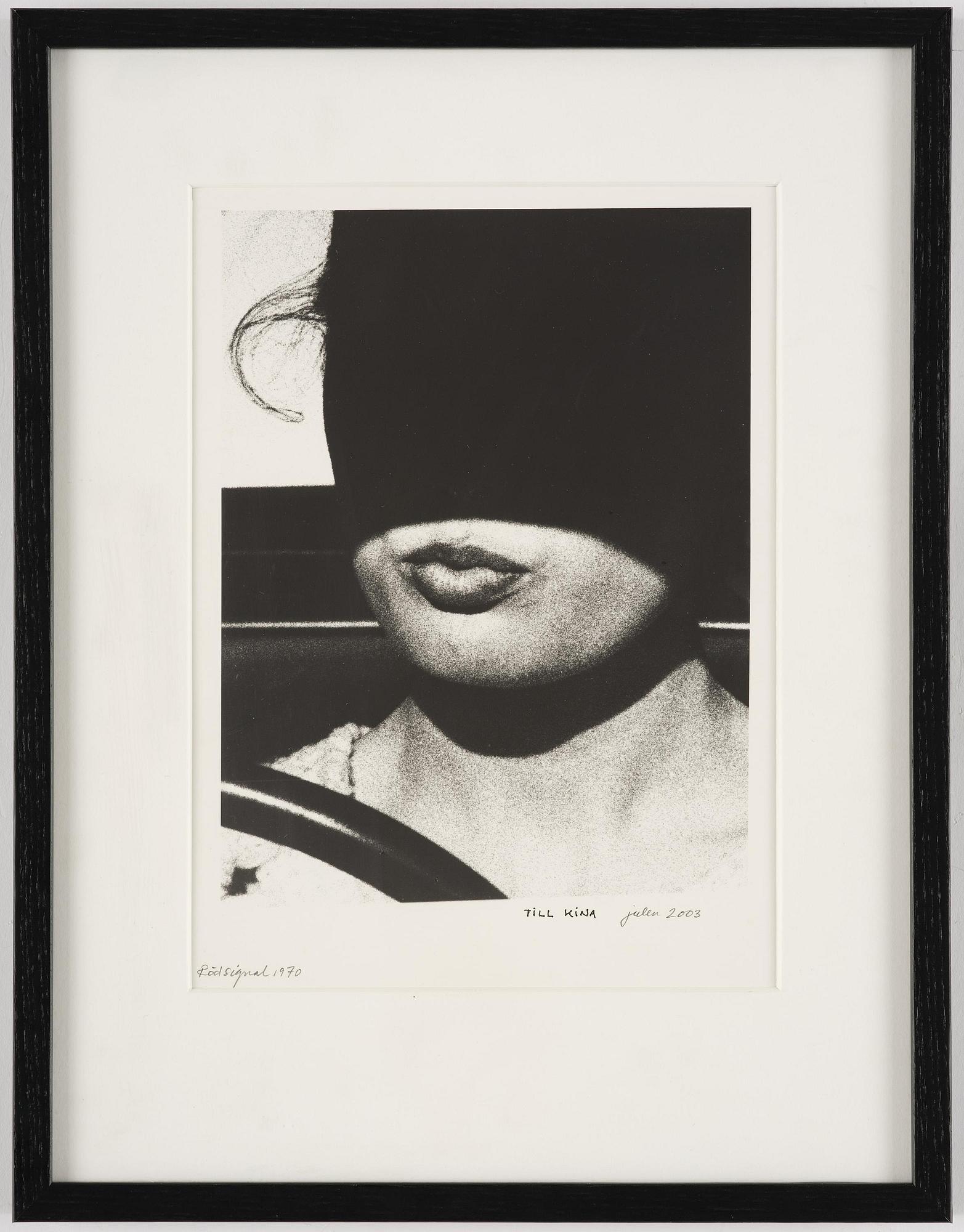 Lennart Olson, "Rött ljus/Red light, Stockholm", 1970.