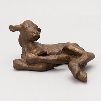 MIINA ÄKKIJYRKKÄ, skulptur, brons, signerad och daterad -86.